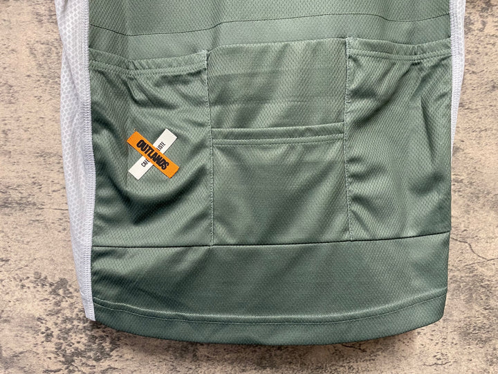 KD392 カフェドシクリステ Cafe du Cycliste ベティ BETTY V2 半袖 サイクルジャージ グラベル 緑 M