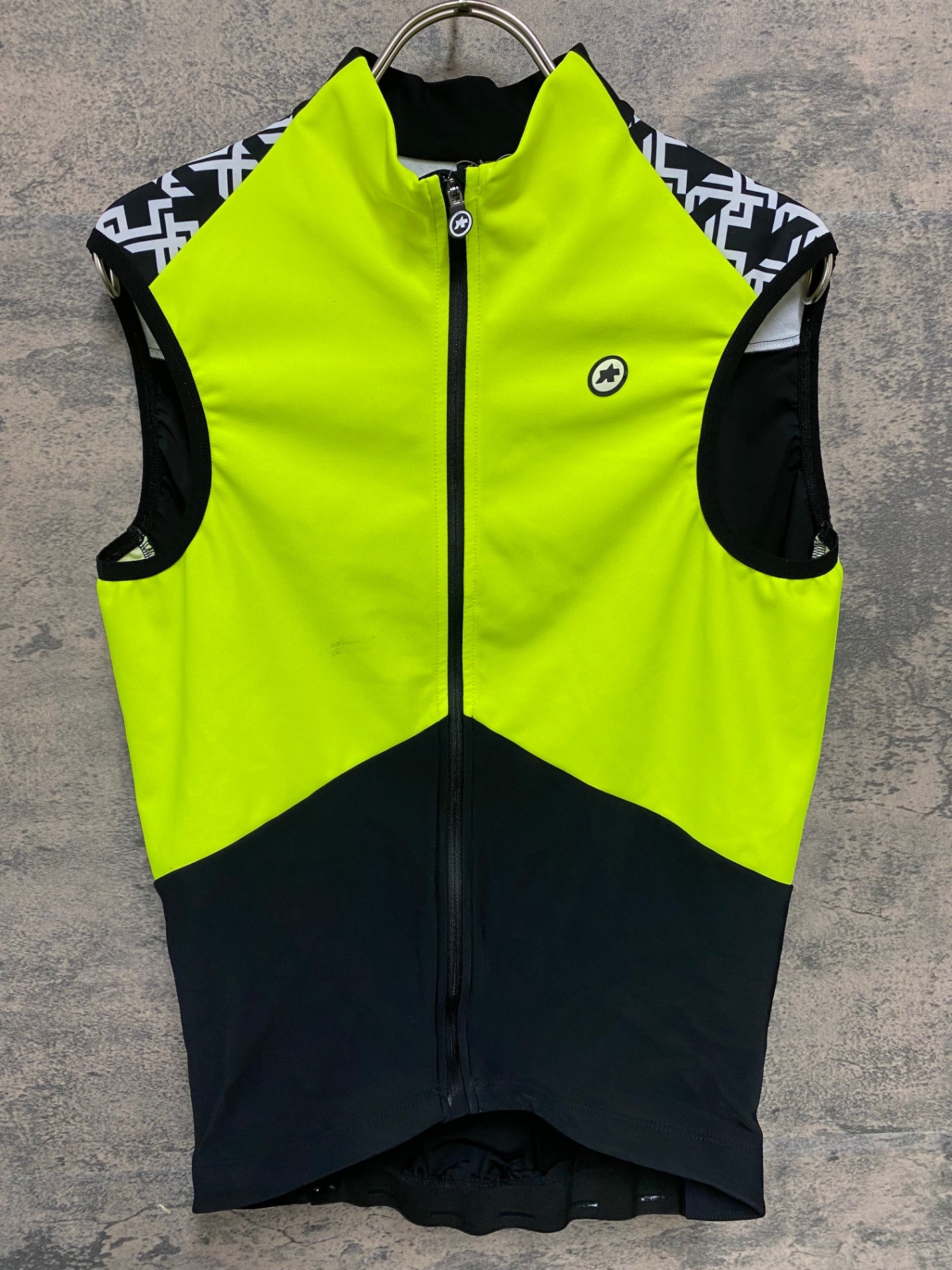 ASSOS アソス ジレ M KA901 アソス ASSOS ミレ MILLE GT ジレ サイクルベスト 黄 黒 M