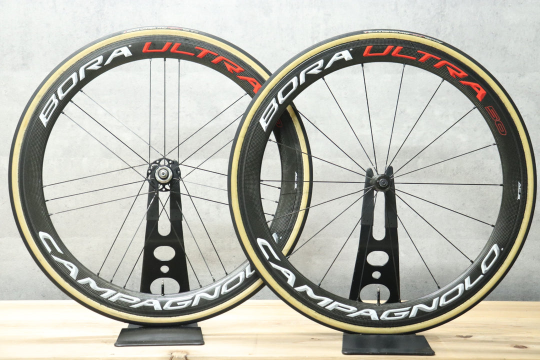 カンパニョーロ CAMPAGNOLO ボーラ ウルトラ BORA ULTRA 50 AC3 カーボン チューブラー ホイールセット シマノ 11S/12S 【さいたま浦和店】