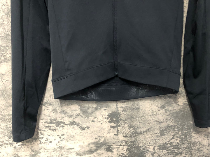 JJ779 ラファ Rapha MEN'S CORE THERMAL LONG SLEEVE JERSEY 長袖 サイクルジャージ 黒 XS 裏起毛