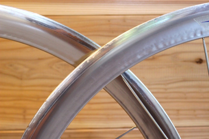 カンパニョーロ Campagnolo シャマル SHAMAL 1st アルミ チューブラー ホイールセット カンパ8S 銀シャマル 【名古屋店】