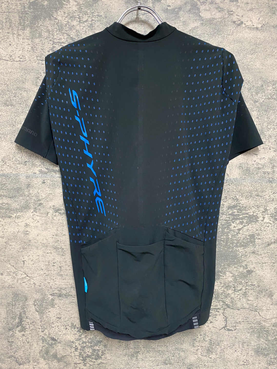 KC179 シマノ SHIMANO S-PHYRE 半袖 サイクルジャージ 黒 紺 M