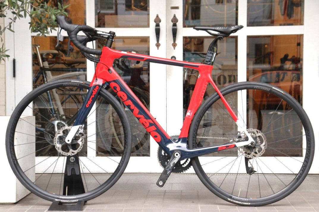 サーヴェロ Cervelo S3 ディスク DISC 2018モデル 56サイズ スラム レッド e-Tap MIX 11S カーボン ロードバイク 【横浜店】