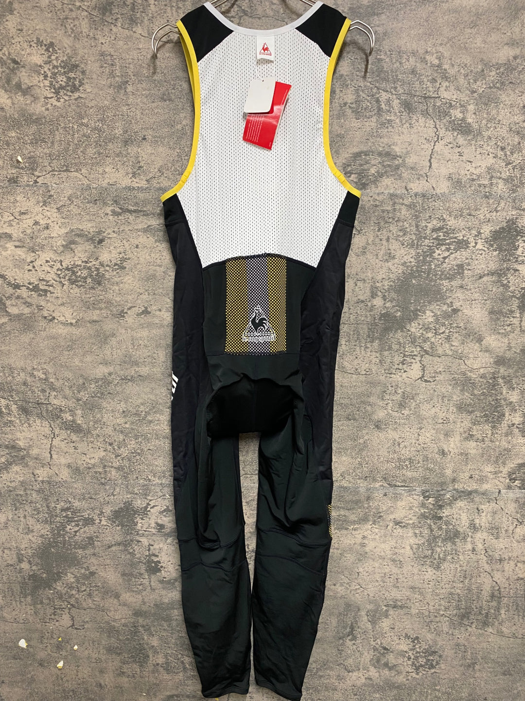 KC994 ルコックスポルティフ le coq sportif ビブタイツ 黒 O 裏起毛