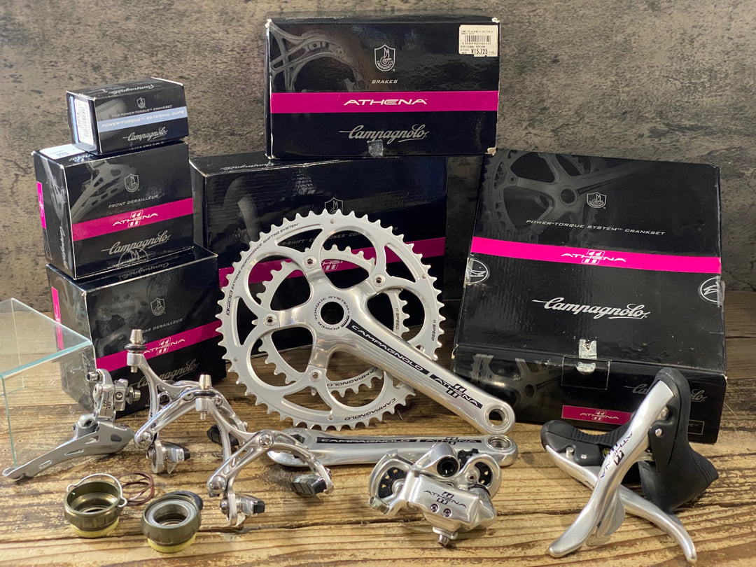 KJ654 CAMPAGNOLO ATHENA シルバー 11S グループセット パワートルク ※スプロケット無し