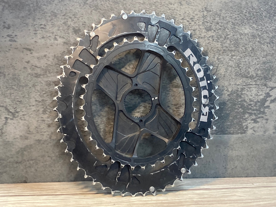 JK642 ローター ROTOR QRINGS チェーンリング 52/36T 11S ダイレクトマウント 楕円