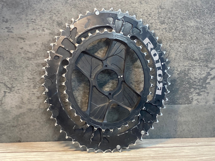 JK642 ローター ROTOR QRINGS チェーンリング 52/36T 11S ダイレクトマウント 楕円