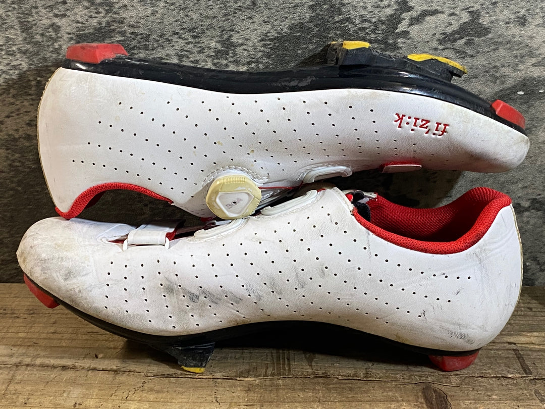KH882 フィジーク fizik TEMPO R5 OVERCURVE SHOES ビンディングシューズ 白 EU41