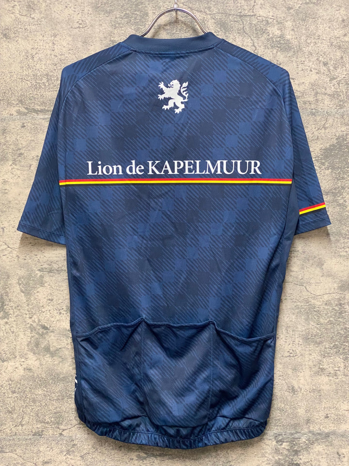 JP226 リオンドカペルミュール Lion de KAPELMUUR 半袖 サイクルジャージ 青 XL
