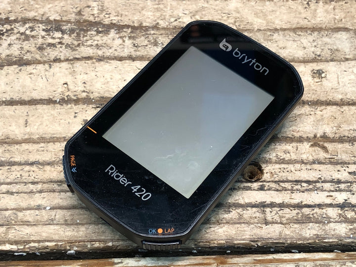 IS663 ブライトン bryton ライダー Rider 420 サイクルコンピューター 動作確認済