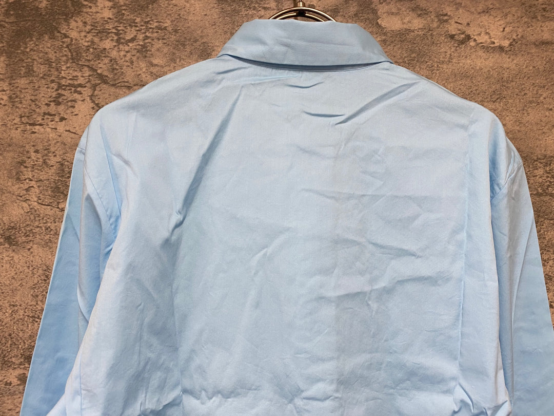 KD500 ラファ Rapha POPLIN SHIRT 長袖 シャツ 水色 M