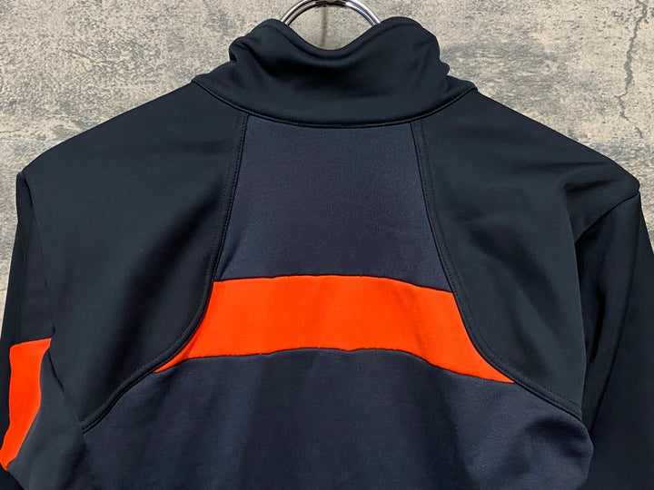 KP755 カステリ CASTELLI 長袖 サイクルジャケット 黒 オレンジ M 裏起毛 GORE-TEX