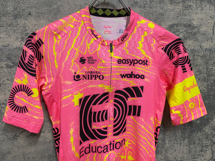 JM436 ラファ Rapha EF EDUCATION-EASYPOST MEN'S PRO TEAM JERSEY 半袖 サイクルジャージ ピンク S
