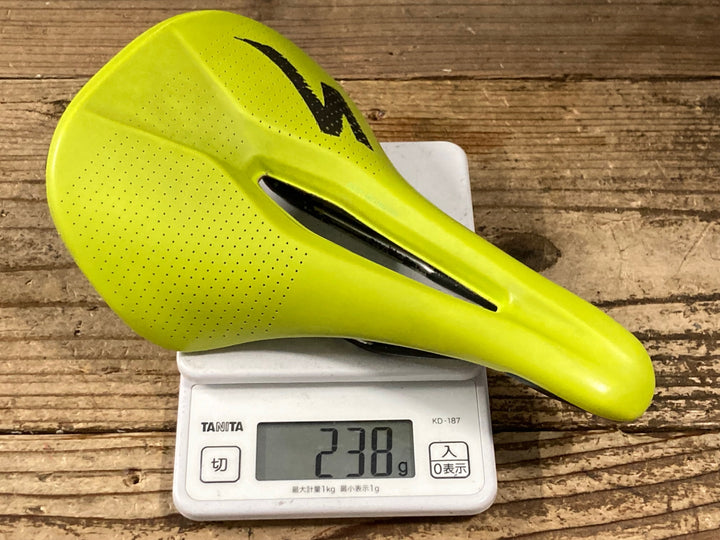 KI326 スペシャライズド SPECIALIZED POWER ARC EXPERT サドル 黄色 143mm Hollow Ti