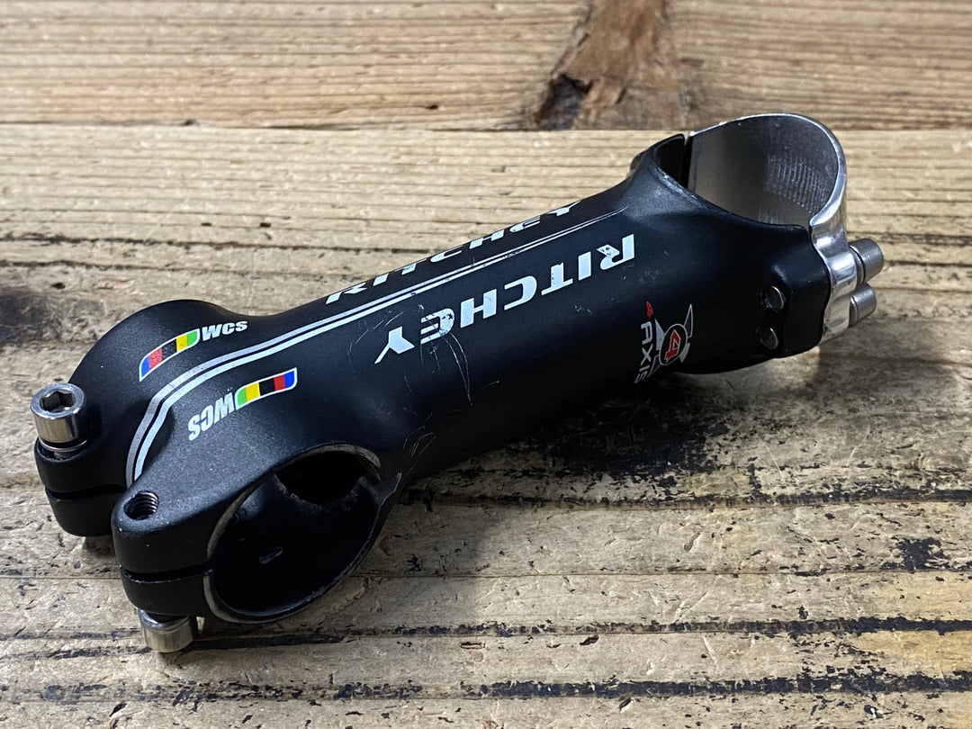 JO255 リッチー RITCHEY WCS 4AXIS アルミ ステム 100mm Φ31.8 OS 84° 6° ※コラム部削り加工ありのためジャンク