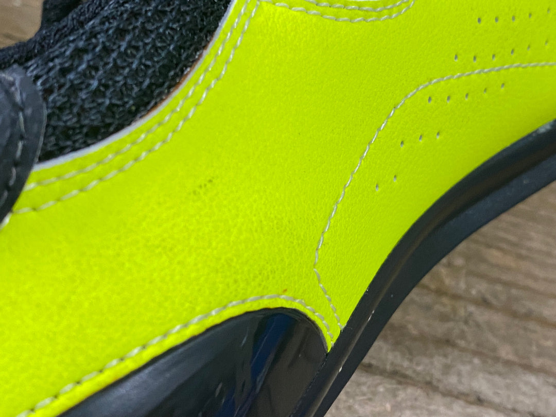 KN023 シディ SIDI GENIUS 10 ビンディングシューズ 黄緑 EU43 1/2 3穴