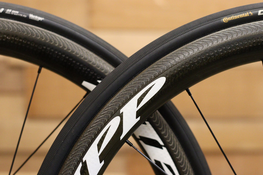 訳あり品 ジップ ZIPP 303 ファイアクレスト Firecrest カーボン チューブラー ホイールセット シマノ 12/11S 【立川店】