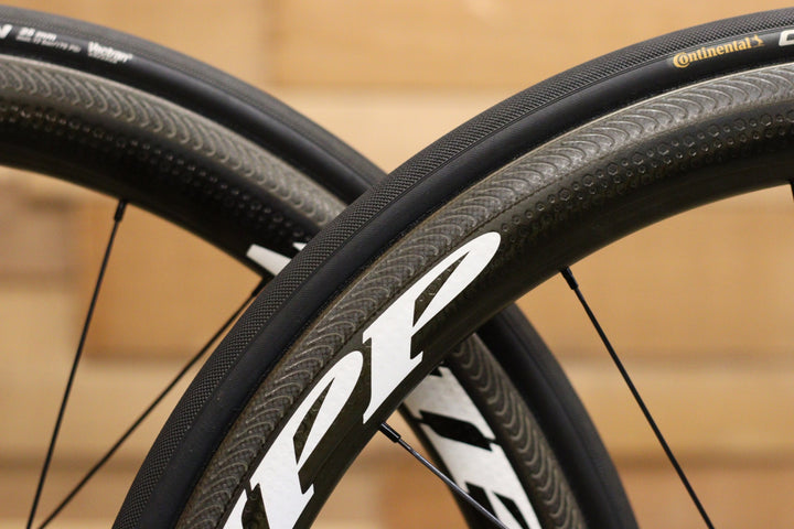 訳あり品 ジップ ZIPP 303 ファイアクレスト Firecrest カーボン チューブラー ホイールセット シマノ 12/11S 【立川店】