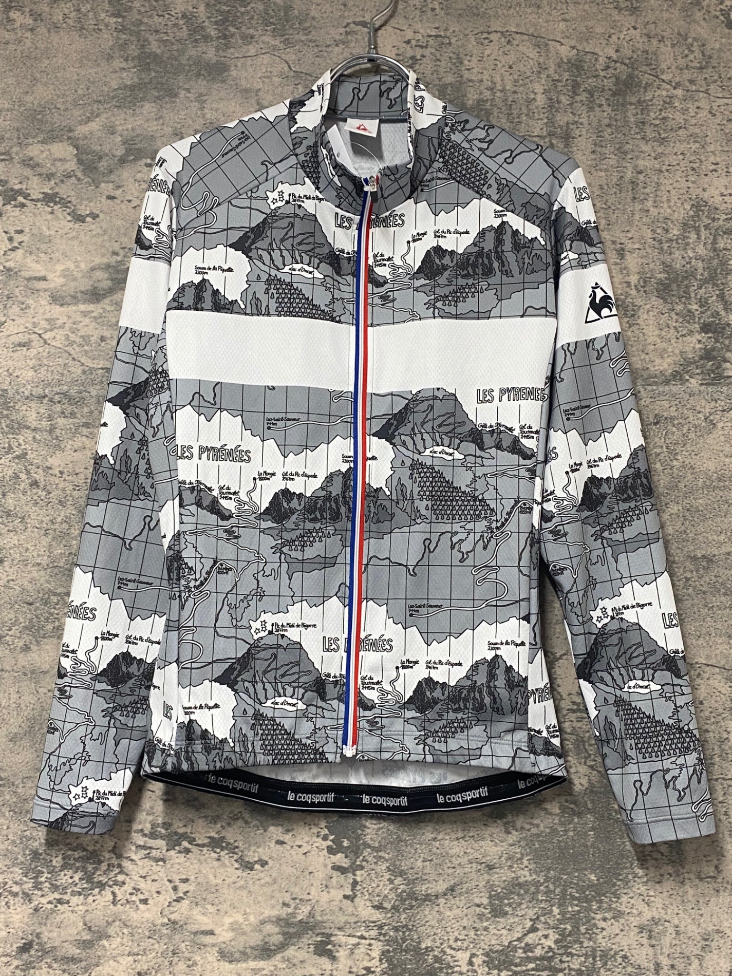 KK037 ルコックスポルティフ le coq sportif 長袖 サイクルジャージ