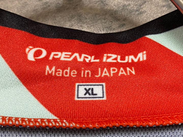 KL022 パールイズミ PEARL iZUMi 半袖 サイクルジャージ 黒 薄緑 白 XL