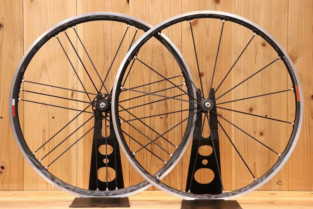 カンパニョーロ CAMPAGNOLO シャマル SHAMAL ULTRA アルミ クリンチャー ホイールセット シマノ 11S/12S ナローリム 15C 【芦屋店】
