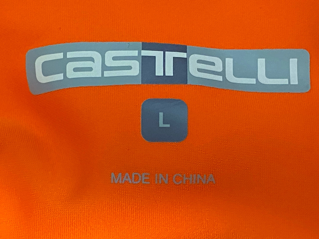 JP538 カステリ CASTELLI 長袖 サイクルジャケット 赤 L GORE-TEX INFINIUM