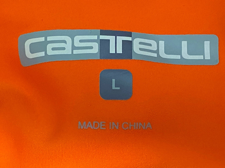 JP538 カステリ CASTELLI 長袖 サイクルジャケット 赤 L GORE-TEX INFINIUM