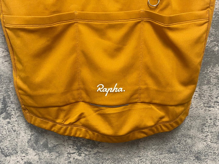 JY679 ラファ Rapha BREVET LIGHTWEIGHT JERSEY 半袖 サイクルジャージ オレンジ L