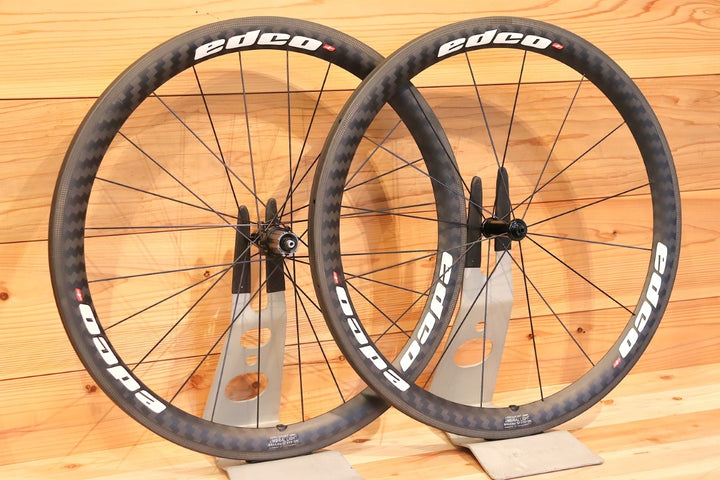 新品未使用品 エドコ EDCO AEROSPORT UMBRIAL LIGHT 45T カーボン チューブラー ホイールセット シマノ12/11S カンパ12/11S 26.7mm 【千葉店】