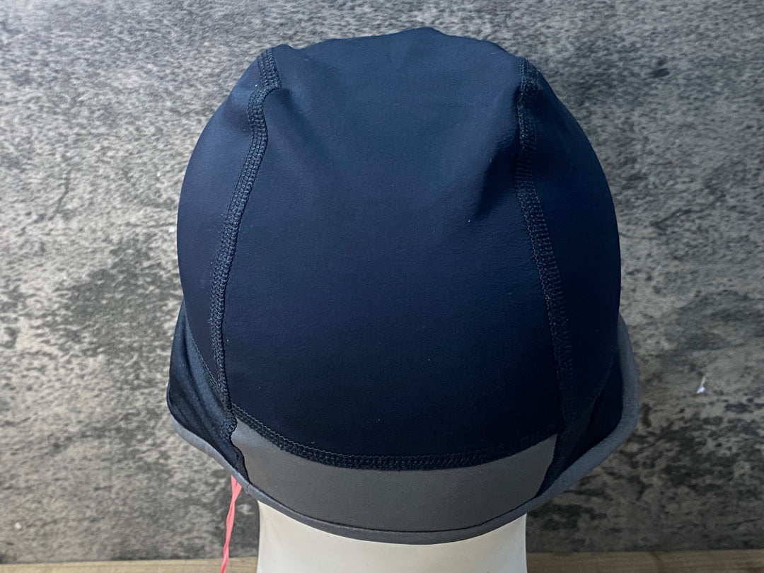 JN733 ラファ Rapha PRO TEAM WINTER HAT サイクルキャップ 黒 S-M 裏起毛