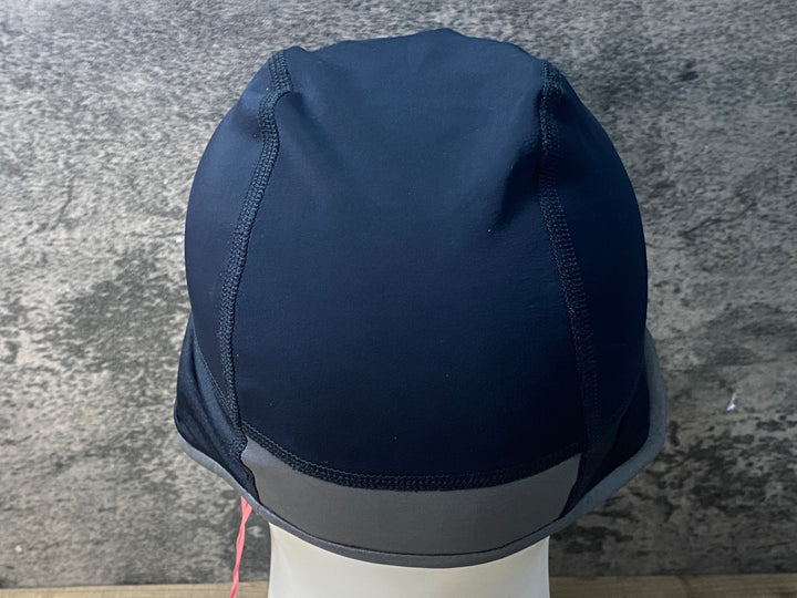 JN733 ラファ Rapha PRO TEAM WINTER HAT サイクルキャップ 黒 S-M 裏起毛