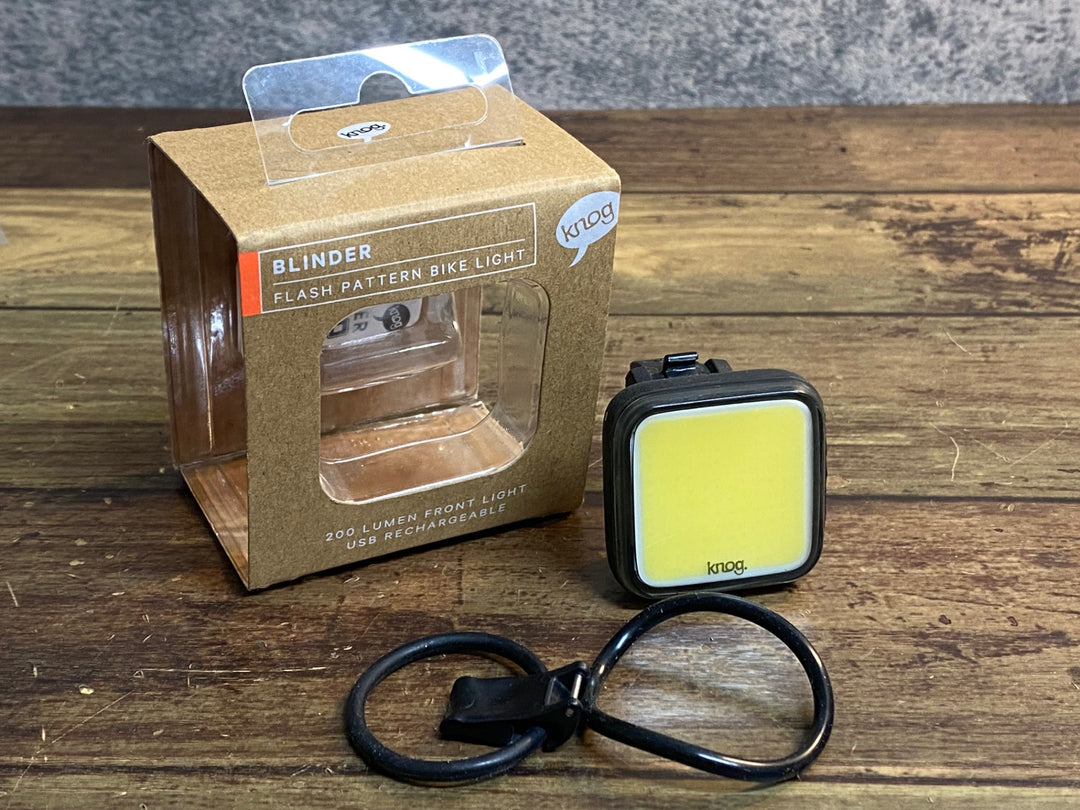 JN981 ノグ knog ブレンダー BLINDER FLASH PATTERN BIKE LIGHT フロント ライト 点灯確認済