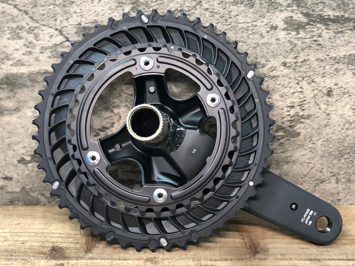 JR626 シマノ SHIMANO 105 FC-R7000 クランクセット 黒 50/34T 165mm