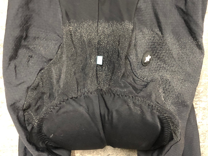 JV842 アソス ASSOS ビブショーツ 黒 L 裏起毛 ※劣化大の為ジャンク