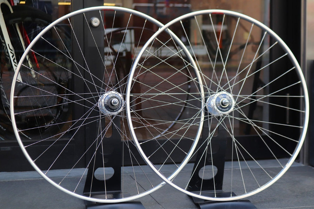 アラヤ ARAYA ゴールドリム GOLD NJS シマノ SHIMANO デュラエース DURA-ACE HB-7600 ハブ チューブラー 手組 ホイールセット 【東京南麻布店】