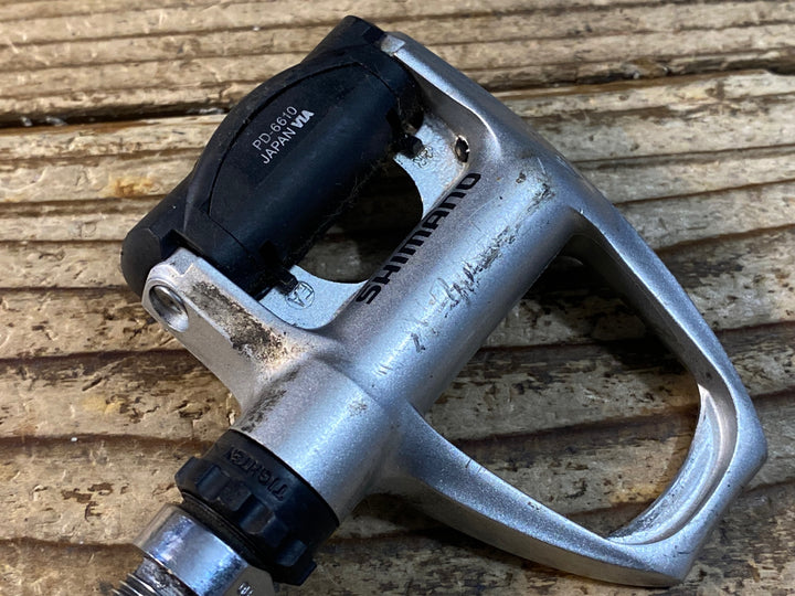 JQ547 シマノ SHIMANO アルテグラ ULTEGRA PD-6610 ビンディングペダル SPD-SL