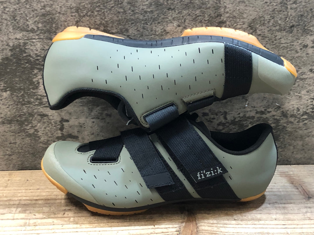 JX858 フィジーク fizik TERRA POWERSTRAP X4 ビンディングシューズ SPD 緑 EU42 ※未使用