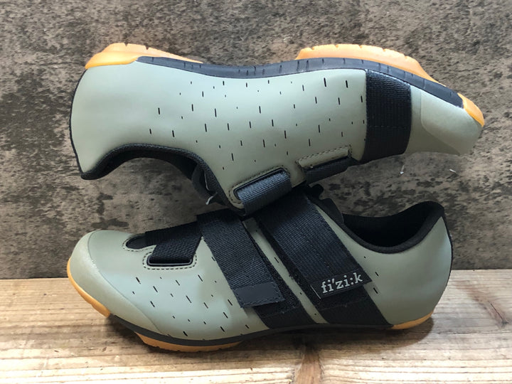 JX858 フィジーク fizik TERRA POWERSTRAP X4 ビンディングシューズ SPD 緑 EU42 ※未使用