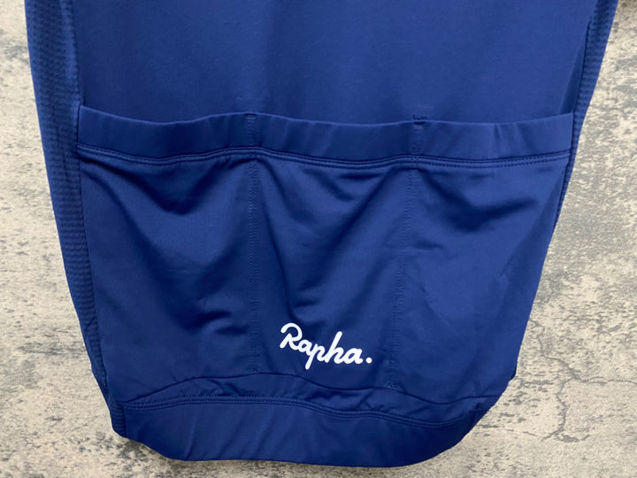 KB333 ラファ Rapha CORE LIGHTWEIGHT JERSEY 半袖 サイクルジャージ 紺 S