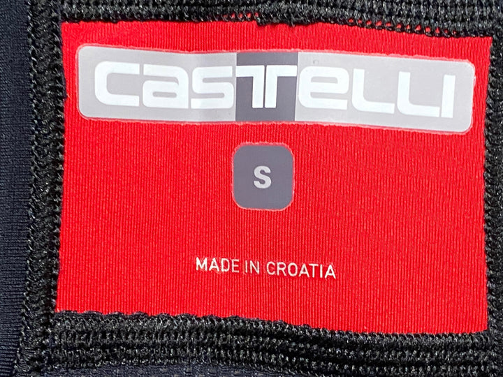 JT758 カステリ CASTELLI ビブショーツ 黒 S 裏起毛