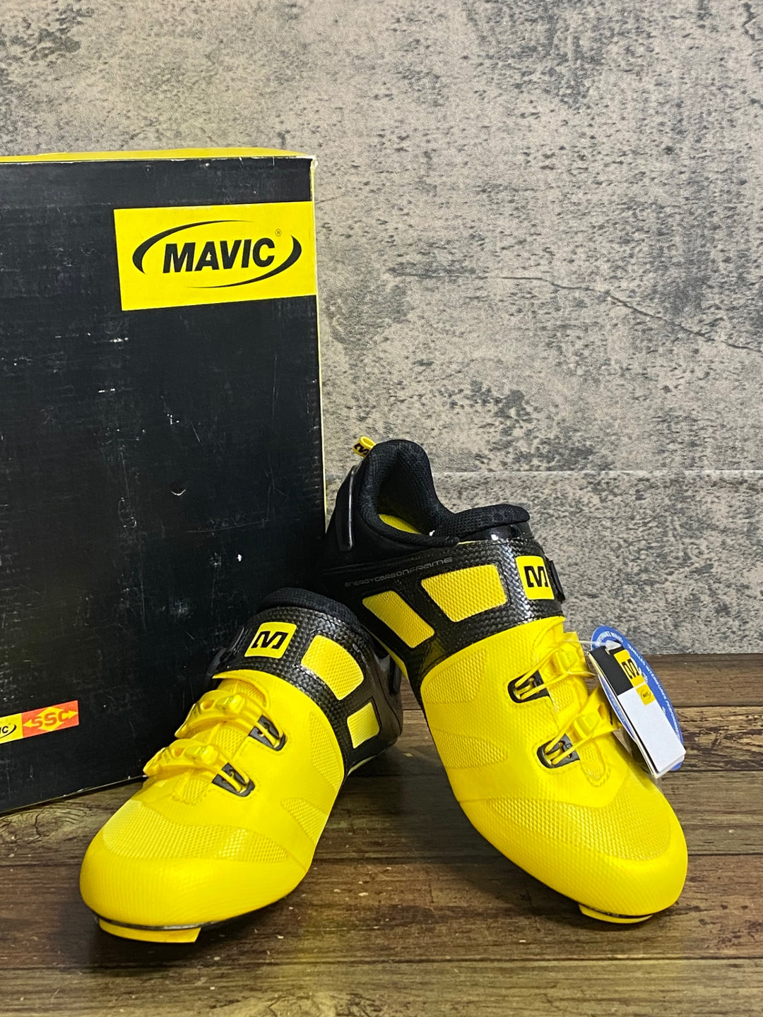 JY009 マヴィック MAVIC Cosmic Ultimate ビンディングシューズ 3穴 黄 