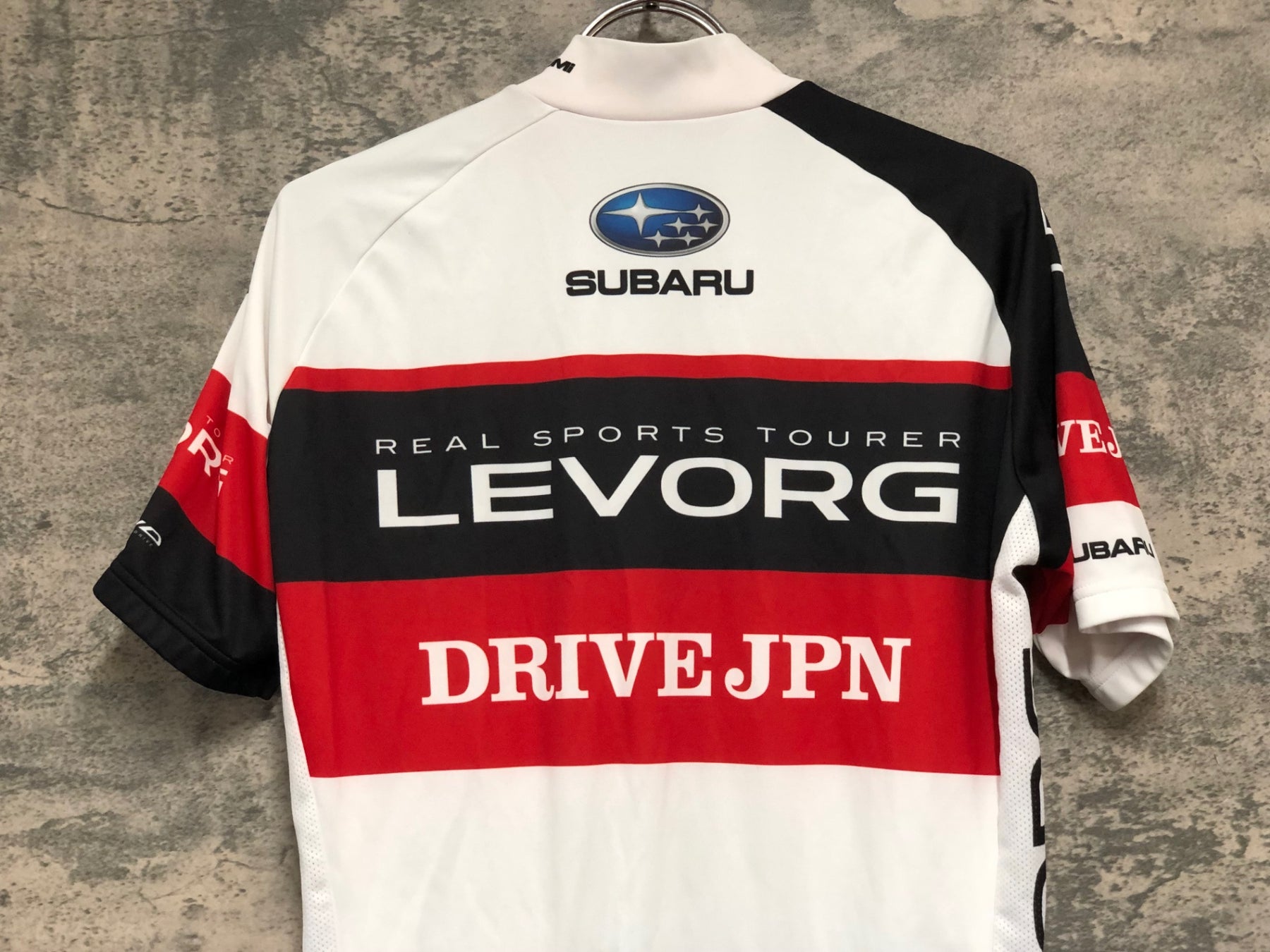 KE192 パールイズミ PEARL iZUMi 半袖 サイクルジャージ 白黒 L SUBARU