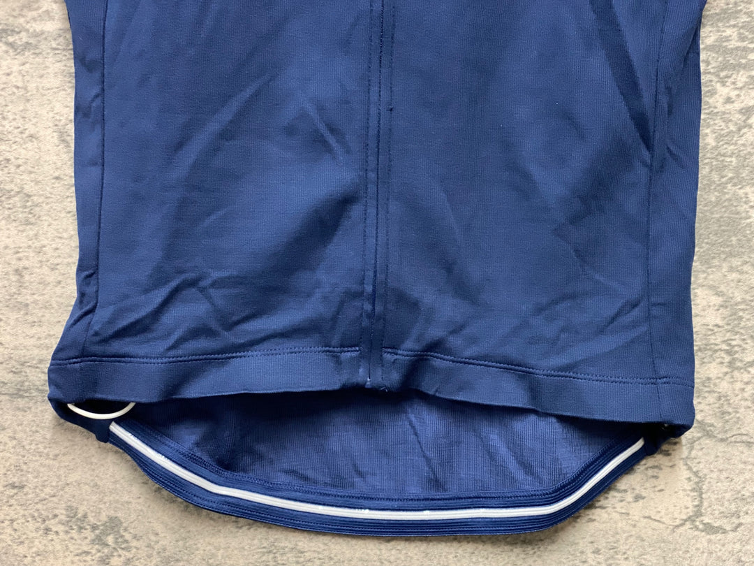 KH995 ラファ Rapha CHECK JERSEY 半袖 サイクルジャージ 紺 S