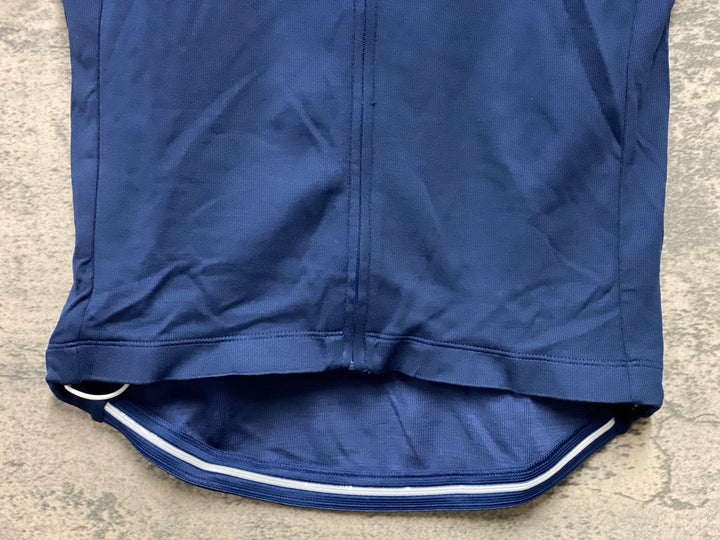 KH995 ラファ Rapha CHECK JERSEY 半袖 サイクルジャージ 紺 S