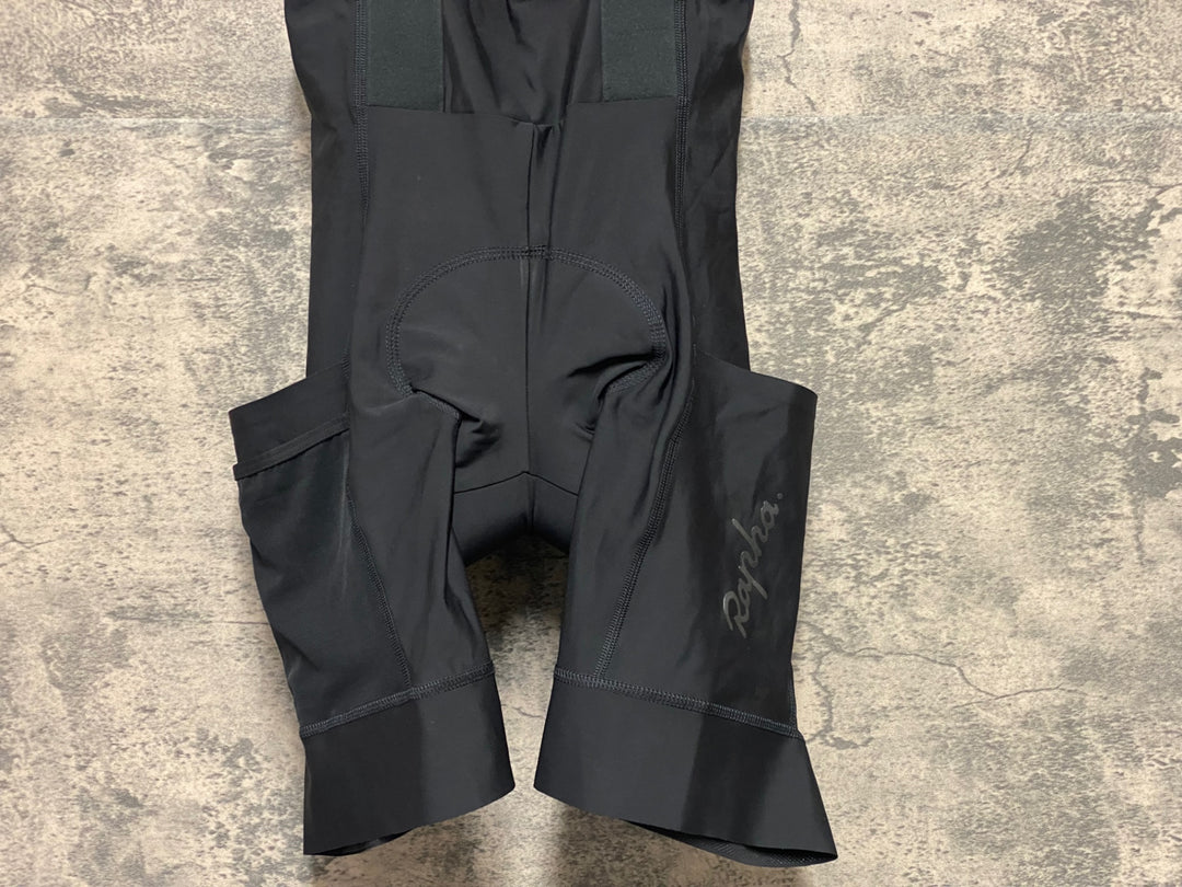 KM115 ラファ Rapha BREVET ELEMENT BIB SHORTS ビブショーツ 黒 S
