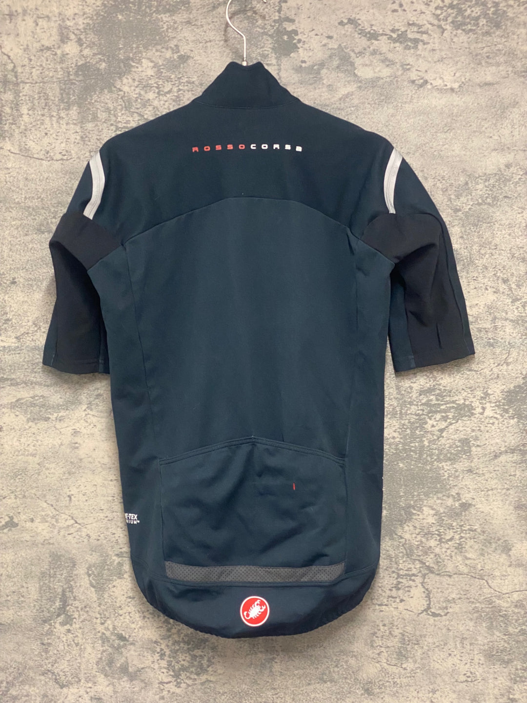 KG543 カステリ CASTELLI GABBA 半袖 サイクルジャケット 黒 S GORE TEX INFINIUM