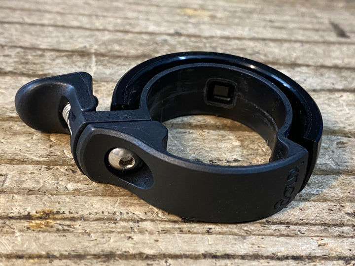 JX077 ノグ knog Oi ベル 黒 Φ31.8 ※加工跡あり、削れ