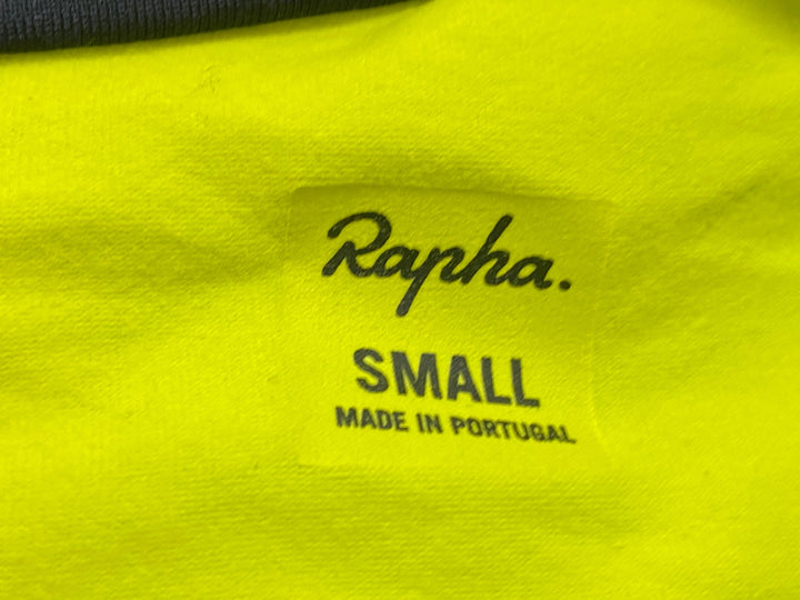 KA226 ラファ Rapha LONG SLEEVE SOUPLESSE JERSEY 長袖 サイクルジャージ 黃 S 裏起毛