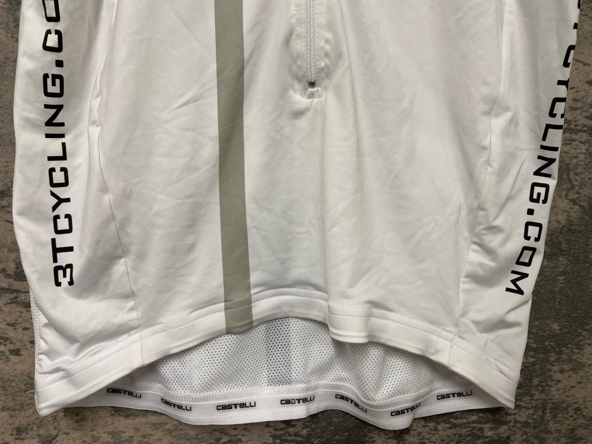 JV212 カステリ CASTELLI 半袖 サイクルジャージ 白 黒 L 3T – BICI