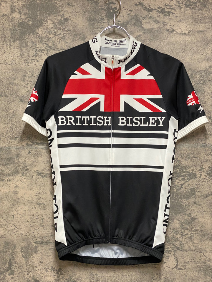 JP127 ビチ bici 半袖 サイクルジャケット 黒 M BRITISH